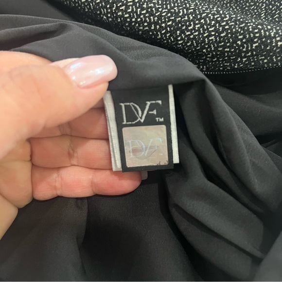 Diane Von Furstenberg Pentra Mini Weave Jacquard Dress Size 6 - Picture 5 of 16